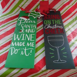 Wine gift bags Set of 2 Holiday bags 3/$15